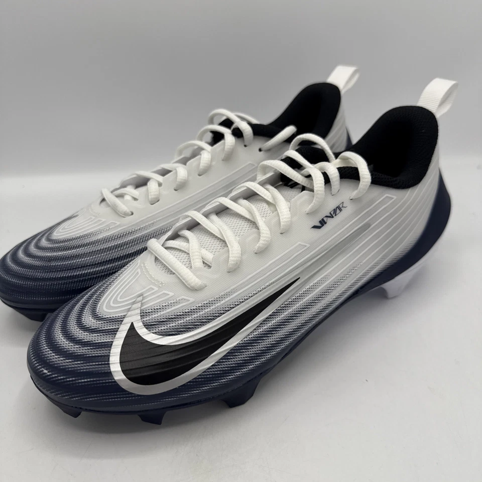 Nike Vapor Speed White Navy Silver Black Football Cleats HM8849-103 Size 8.5 - Image 1 of 4