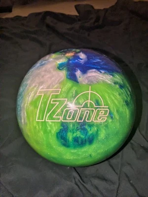Bola de boliche Brunswick T Zone Ocean Reef 10 lb. Nuevo sin perforar pero no tiene caja  Foto 1 de 4