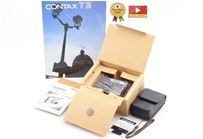 Doppelte Zähne [NEUWERTIG in Box] Contax T3 D titanschwarz analoge... - Bild 1 von 4