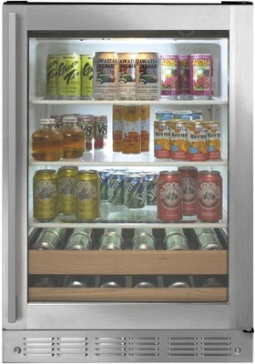 GE Monogram ZDBR240NBS 24" Stainless Steel Freestanding/Built-In Beverage Center - Image 1 of 4