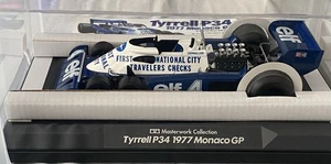 Tamiya Masterwork Collection model Tyrrell P34 1977 Monaco GP Formula 1 car, M/B - Picture 1 of 16