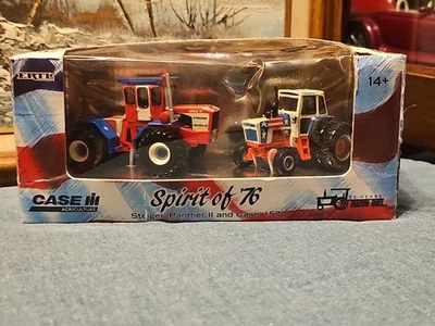 1/64 Case IH 4WD Steiger Panther ll & Case 1570 Spirit Of 76 Tractor Set - Image 1 of 4
