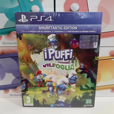 I Puffi: Missione Valfoglia - Smurftastic Edition PS4 NUOVO SIGILLATO ITA - Immagine 1 di 2