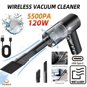 1PC Wireless Vacuum Cleaner Dual Use for Home and Car 120W High Power Powerful - Picture 1 of 6