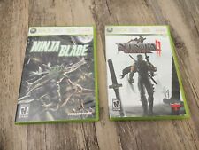 Ninja Blade (Case/Disc) & Ninja Gaiden II (CIB) - Microsoft, Xbox 360