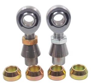Chromoly Panhard Bar Kit 3/4 x 3/4-16 with 3/4 Steel Cone Spacer & Bungs .250 - Picture 1 of 8