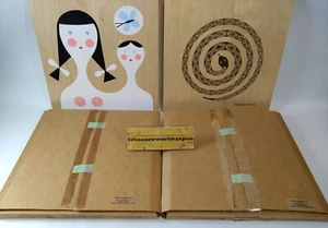 Alexander Girard Modern Art – Abstract Wooden Panel Set (2 Pieces) - Picture 1 of 6