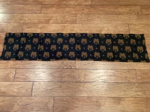 Primitive Black Willow Tree Lined Valance - Picture 1 of 5