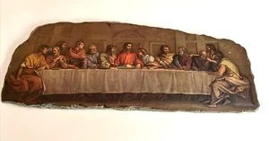 THE LAST SUPPER Joseph's Studio by Roman, Panels & Plaques, Stone Tablet Style - Picture 1 of 9