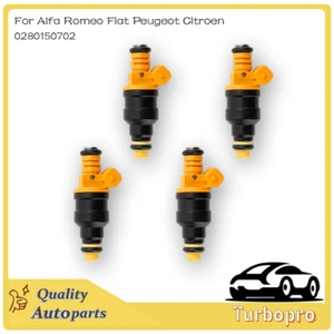 Inyector de combustible 4 piezas 0280150702 para Alfa Romeo Fiat Peugeot Citroen - Imagen 1 de 12