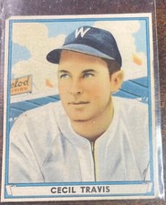 1941 PLAY BALL BASEBALL CARD #48 CECIL TRAVIS WASHINGTON NATIONALS MLB ALL-STAR