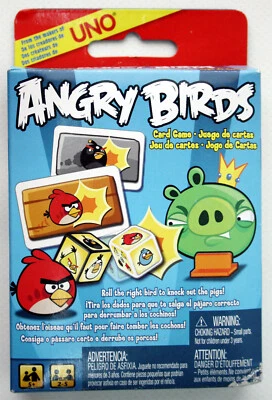ANGRY BIRDS UNO CARD GAME MATTEL NEW SEALED ! - Image 1 of 4