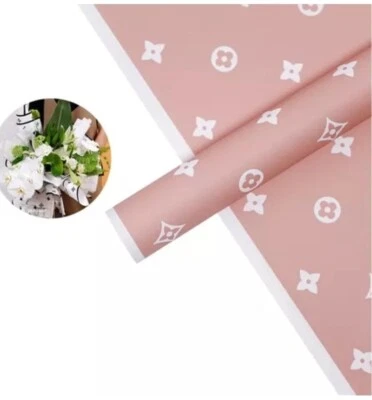 Papel Coreano/Double Sided Color Flower Wrapping Paper Waterproof 20Pcs - Image 1 of 4