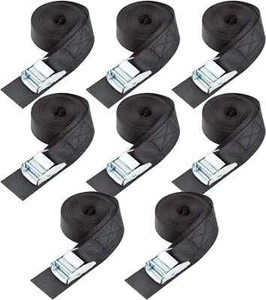 Cartman 1" x 12'Lashing Straps with Adjustable Cam Buckle 8 Pack - Picture 1 of 6