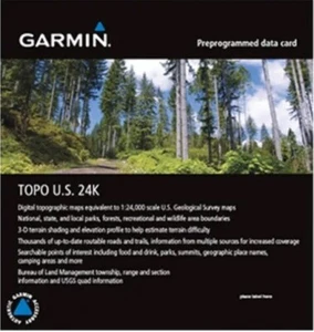 Garmin TOPO US 24K West microSD/SD card - Picture 1 of 1