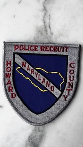 Maryland Howard Police, Vintage Woven Patches. New - Picture 1 of 4