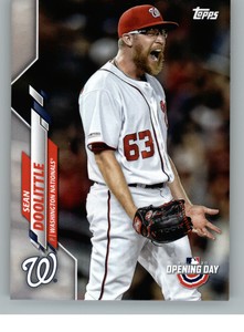 2020 Topps Opening Day Baseball 6 Sean Doolittle - Washington Nationals