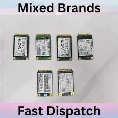 256GB mSATA SSD SOLID STATE DRIVE MIXED BRANDS WHOLESALE BULK JOBLOT - Image 1 of 4