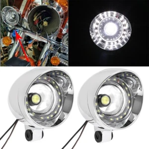 Motorcycle LED Passing Spot Light Fit for Suzuki Boulevard C50 C90 M109R S40 S50 - Picture 1 of 9