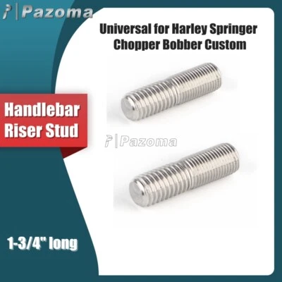 Para Harley Springer Chopper Moto Manillar Elevador Perno Kit Adaptador  Foto 1 de 4