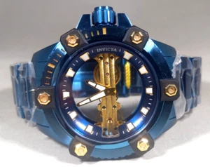 RELOJ INVICTA PRO DIVER ETIQUETA AZUL 27747 PARA HOMBRE PUENTE FANTASMA ESQUELETO REPUESTOS REPARACIÓN - Imagen 1 de 10