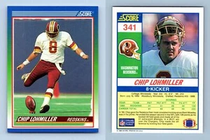 Chip Lohmiller - Redskins #341 Score 1990 NFL Football Trading Card - Picture 1 of 1