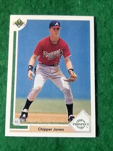 Upper Deck 1991 - Top Prospect #55 Chipper Jones (RC) - Imagen 1 de 6