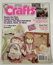 Crafts Magazine Back issue February 1989, 20 Full Patterns