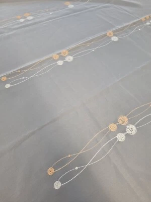 Gardinenstoff RG-134 REST 330 cm x 85cm Stores Gardinen Polyester Komplettstück - Bild 1 von 4