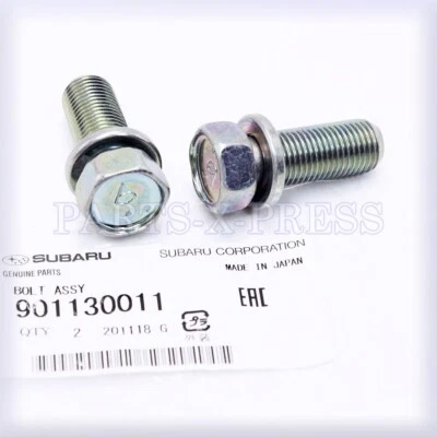 GENUINE OEM SUBARU BRZ FORESTER 901130011 BRAKE DISC CALIPER BRACKET MOUNT BOLTS - Image 1 of 4