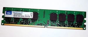 2 GB DDR2-RAM 240-pin PC2-6400U non-ECC Desktop-Memory 'Team TVDD2048M800' - Imagen 1 de 2