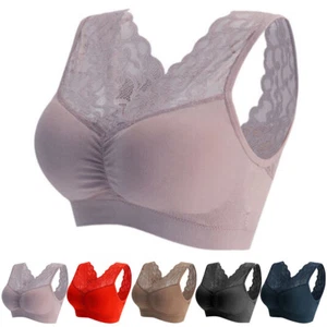 Breathable Push Up Bra Tops Seamless Wireless Comfort Breathable Bra Plus  / - Picture 1 of 25