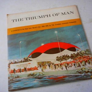 TRIUMPH OF MAN- '65 7" 33RPM, RED VINYL, THE TRAVELING INSURANCE COMPANIES NM - Picture 1 of 4