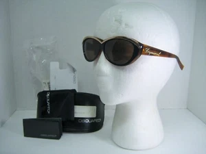 NUEVO ESTUCHE DSQUARED2 Mujer CatEye DQ0018 Oro Marrón Marco Gafas de Sol 60x11x135 - Imagen 1 de 6