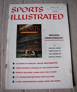 Vintage Sports Illustrated 20. August 1956 - Vol. 5 Nr. 8 - ohne Etikett mit Poster - Bild 1 von 6