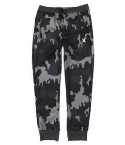Hurley Jogger Boys Size L (12/13 yrs ) Gray Camo Print Elastic Waist Pants - Picture 1 of 10