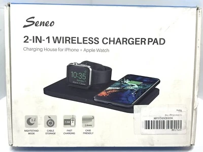 Almohadilla de cargador inalámbrico 2 en 1 Foto 1 de 2