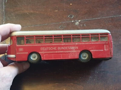 JOUET EN TOLE BUS ANCIEN CKO KELLERMANN MADE IN GERMAN VERS 1960 ALLEMAGNE - Photo 1/4