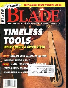 Blade Magazine May 1995 Timeless Tools EX w/ML 012417jhe - Picture 1 of 1