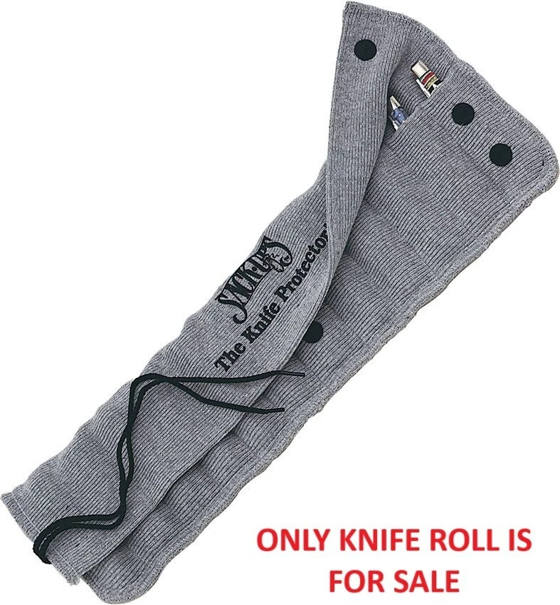 Sack Ups протектор нож рулон держит двенадцать серый силиконовый обработанный хлопок сделано в США - Изображение 1 из 1