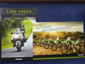 Kawasaki Lime Green Magazin 2016 KX Modelle 2017 W800 Final Edition Versys - Bild 1 von 10