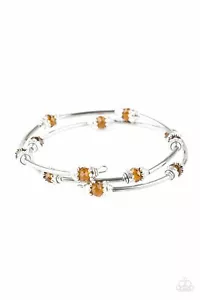Paparazzi -Into Infinity - Orange Rhinestones - Picture 1 of 2