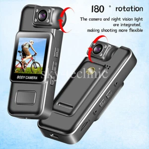 HD 4K Mini Camera Camcorder Body Police Cam with Audio Video DVR IR Night Cam - Bild 1 von 26