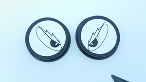 HPS Headlight Plastic Cover Black ATV Honda Sportrax TRX400EX 1999-2004 (Pair) - Picture 1 of 3