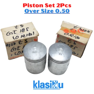 Original Suzuki GT185 GT-185 GT 185 Pistón Pir Gran Tamaño 0.50 Nuevo de Lote Antiguo Foto 1 de 4