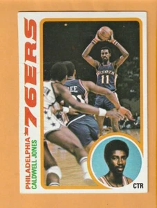 Caldwell Jones Philadelphia 76ers 1978-79 Topps #103 Rohwer Arkansas - Imagen 1 de 2
