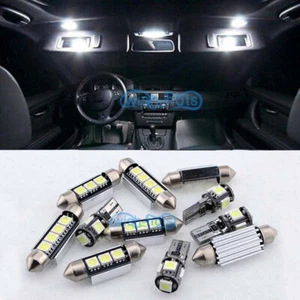12Pcs Interior Canbus White LED Lights Package Kit For BMW x5 E53 2000-2006 - Picture 1 of 7