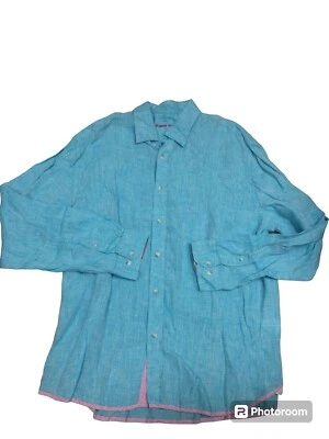 Report Collection Shirt For Men Full Sleeve Size XXL Blue Color Good Condition - Image 1 of 2