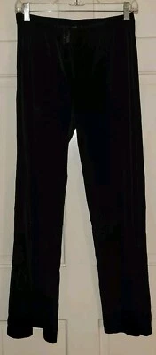 Pantalones GAP negros elásticos de terciopelo pierna ancha con cordón. Niñas XL 12 Foto 1 de 4