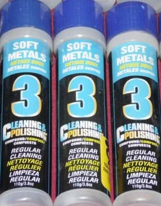 TASK FORCE # 3 REGULAR RUBBING CLEANING / BUFFING COMPOUND BRASS ALUMINUM PEWTER - Picture 1 of 1